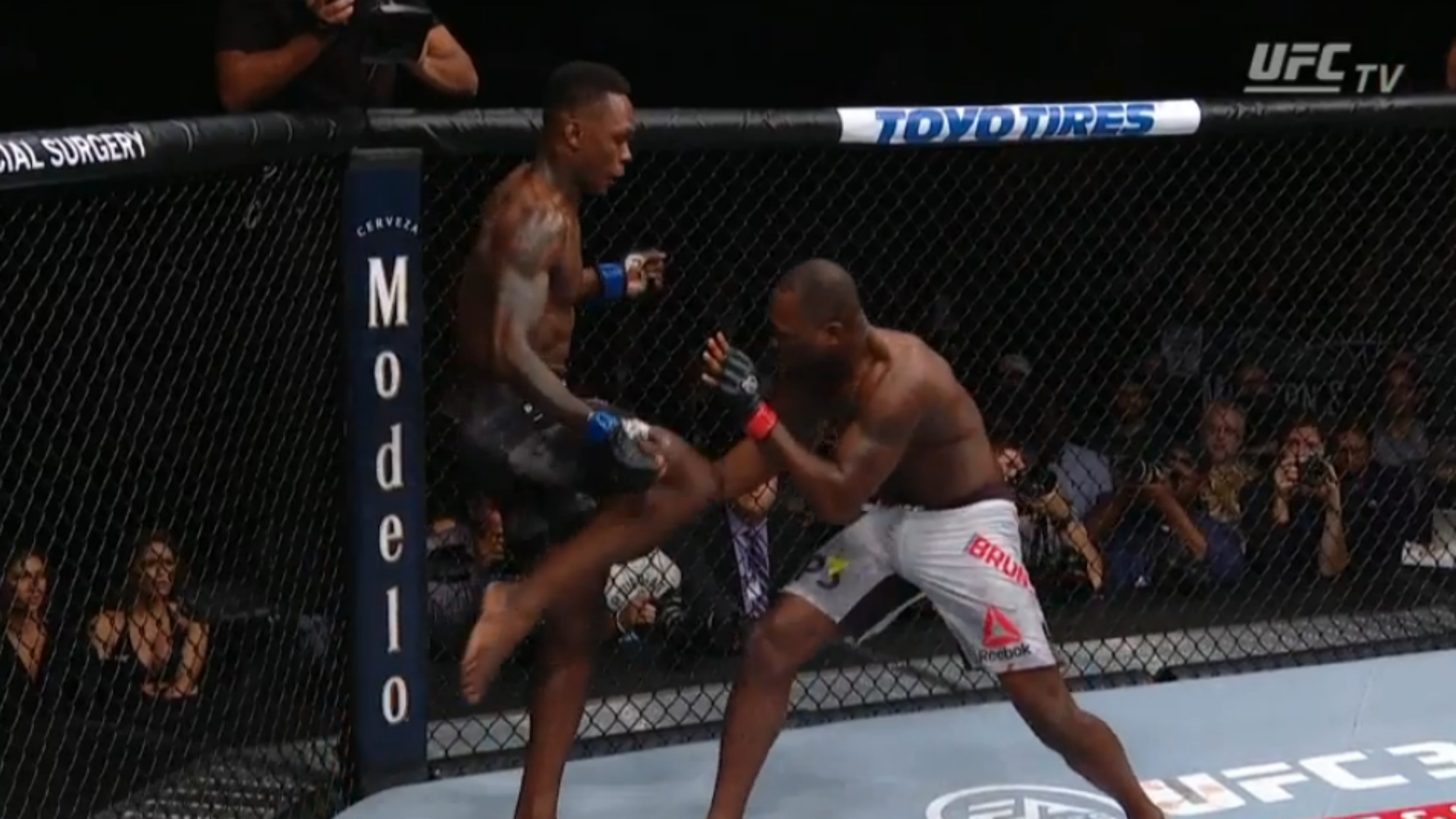 UFC 230 Israel Adesanya knocks out Derek Brunson in another